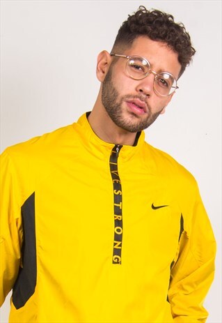 VINTAGE NIKE LIVESTRONG WINDBREAKER TRACKSUIT TOP