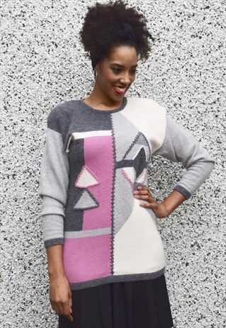 VINTAGE 90'S WOOL WINTER JUMPER