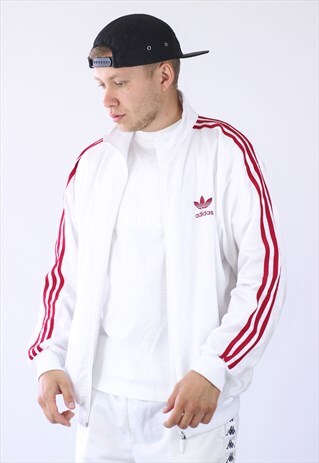 VINTAGE MENS ADIDAS ORIGINALS TRACK TOP JACKET