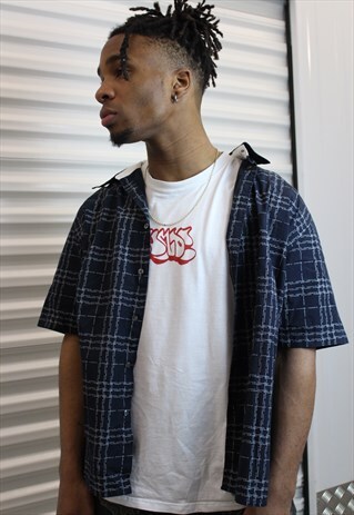 RARE BURBERRY SPELLOUT NOVA CHECK SHIRT