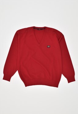 Vintage 90's Paul & Shark Jumper Sweater Red