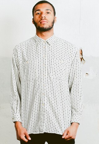 VINTAGE PATTERNED CORDUROY SHIRT