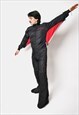 SKYDIVE SUIT BLACK RED BY SKAY LARK ONE PART SKYDIVING 