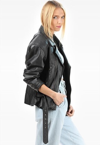 BOYFRIEND BIKER JACKET LEATHER