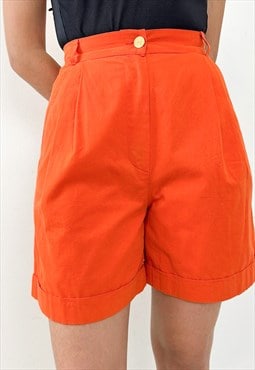 Vintage 90s ICEBERG CENTO X CENTO orange shorts 