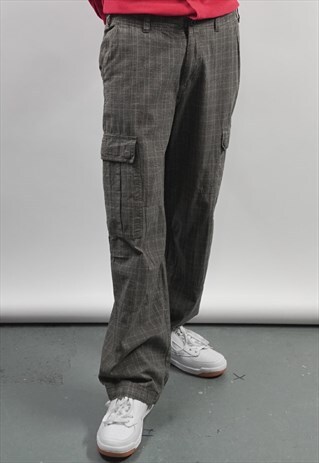 VINTAGE 90'S DICKIES CHECKED CARGO PANTS