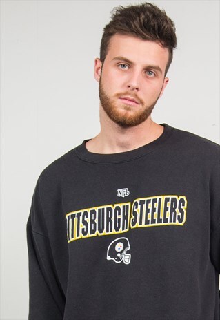 NFL SWEATSHIRT PITTSBURGH STEELERS AMERICAN FOOTBALL