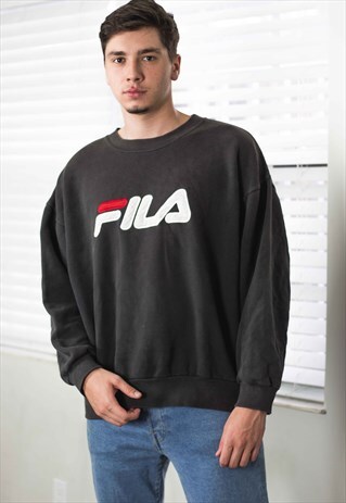 VINTAGE FILA SWEATSHIRT JUMPER LOGO 90S XL 19.8