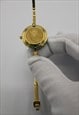 VINTAGE GUCCI WATCH 11/12.2, GOLD PLATED, INTERCHANGEABLE