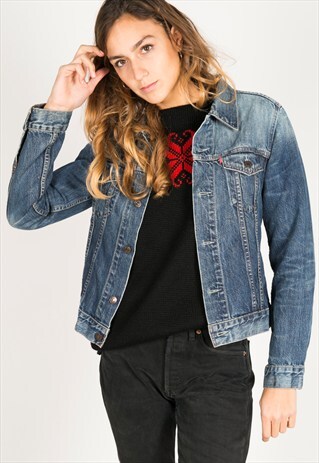 VINTAGE 80S LEVI'S DENIM JACKET / R1008