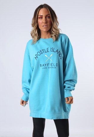 SWEATSHIRT JUMPER APOSTLE ISLAND LOGO UK 20 (D1I)