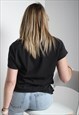 VINTAGE CALVIN KLEIN FITTED T-SHIRT BLACK