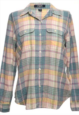 VINTAGE CHAPS LONG SLEEVED SHIRT - M