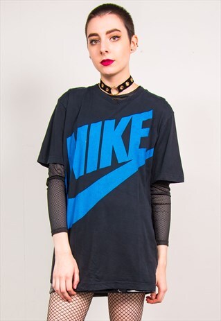 NIKE VINTAGE 90'S BLACK OVERSIZED T-SHIRT