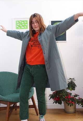 70S GREEN RAIN COAT