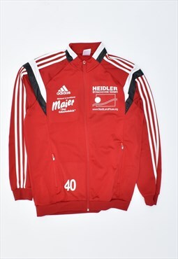 Vintage 90's Adidas Tracksuit Top Jacket Red