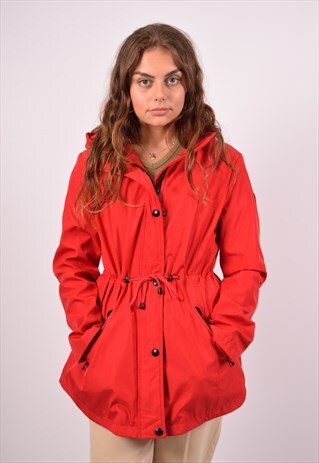 VINTAGE GUESS PARKA JACKET RED