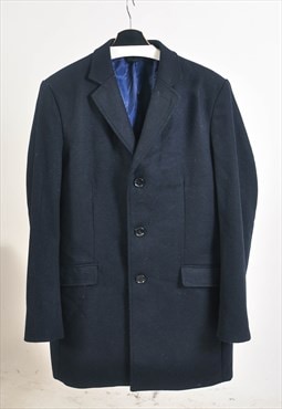 Vintage 90s blazer coat in blue