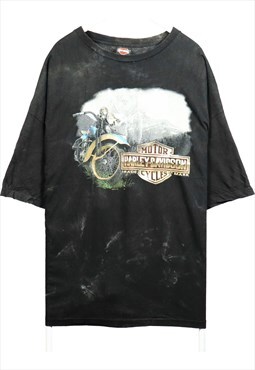 Vintage 90's Harley Davidson T Shirt Back Print Short Sleeve
