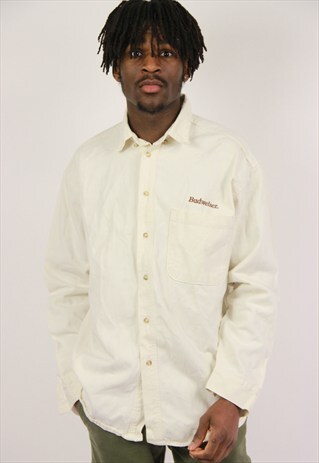 VINTAGE BUDWEISER DENIM SHIRT