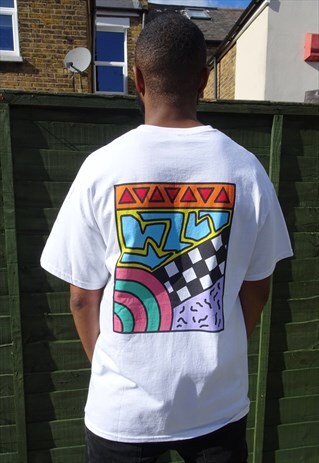 ILLUSTRATED BACK PRINT T-SHIRT