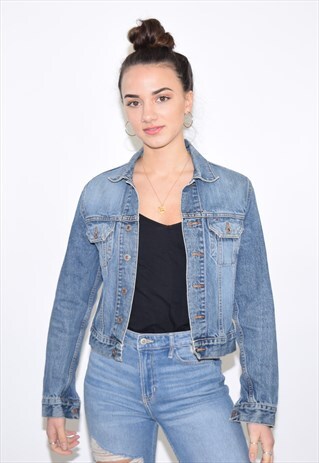 VINTAGE BLUE TOMMY HILFIGER 90S DENIM JACKET