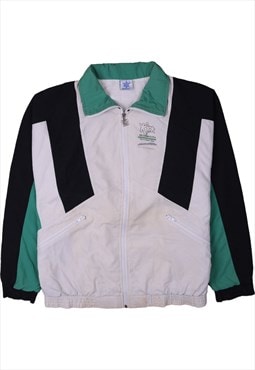 Vintage 90's Iuanvi Windbreaker Sportswear Full Zip Up White
