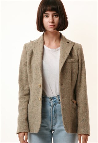 90S VINTAGE RALPH LAUREN WOOL BLAZER JACKET 1103