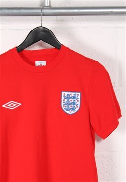 Vintage Umbro England Football Shirt Sports T-Shirt Small