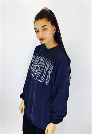 AMERICAN FOOTBALL DALLAS COWBOYS EMBROIDERED SWEATSHIRT
