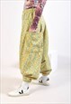 VINTAGE 00S HAREM TROUSERS IN GREEN