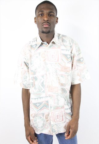 VINTAGE SOFT SWIRL PATTERNED SHIRT