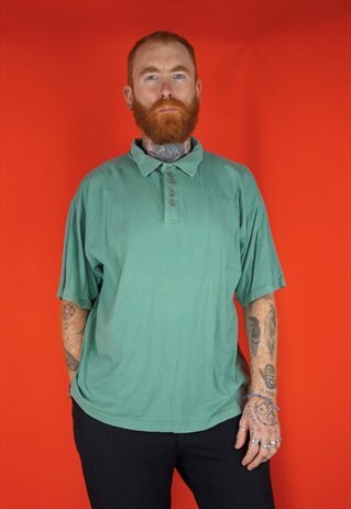 VINTAGE 1990S LARGE POLO SHIRT WITH EMBROIDERY