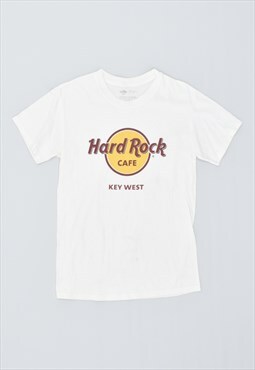 Vintage 90's Hard Rock Cafe Key West T-Shirt Top White