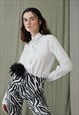 MAX MARA WHITE COTTON SHIRT