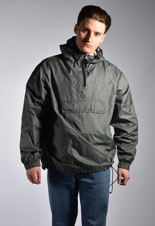 VINTAGE GAP HOODED PULLOVER ANORAK JACKET