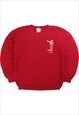 Vintage  Gildan Sweatshirt Maine Red Small