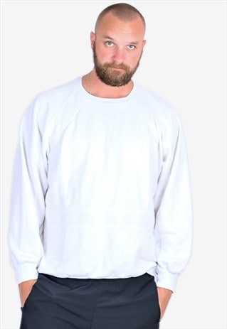 ADIDAS WHITE SWEATSHIRT