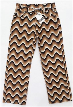 groovy 70's wavy high rise jeans