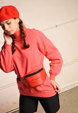 90'S RETRO ATHLEISURE SPORTS SLOUCHY SWEATSHIRT JUMPER