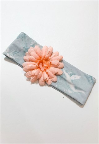 CHERUB HEADBAND WITH FLOWER