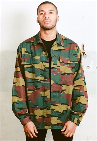 VINTAGE CAMOUFLAGE JACKET