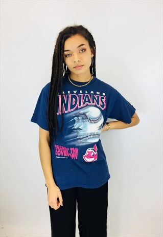 STARTER 1993 CLEVELAND INDIANS T SHIRT