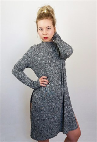 VINTAGE 90'S GRUNGE VISCOSE KNIT TOP / DRESS