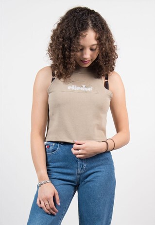 90'S ELLESSE REWORKED SWEATSHIRT CROP TOP