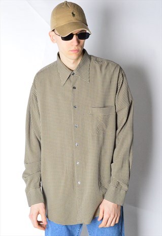VINTAGE 90S CAMEL CHECK LONG SLEEVE SHIRT