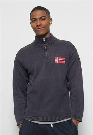 VINTAGE NAPAPIJRI 1/4 ZIP JUMPER