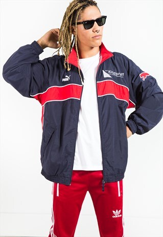 ON SALE -VINTAGE 90S PUMA SHELL JACKET / S9551