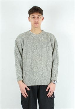 Tip Top Tailors Vintage Fisherman M Wool pullover sweater