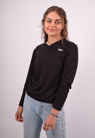 VINTAGE HARLEY-DAVIDSON TOP LONG SLEEVE BLACK